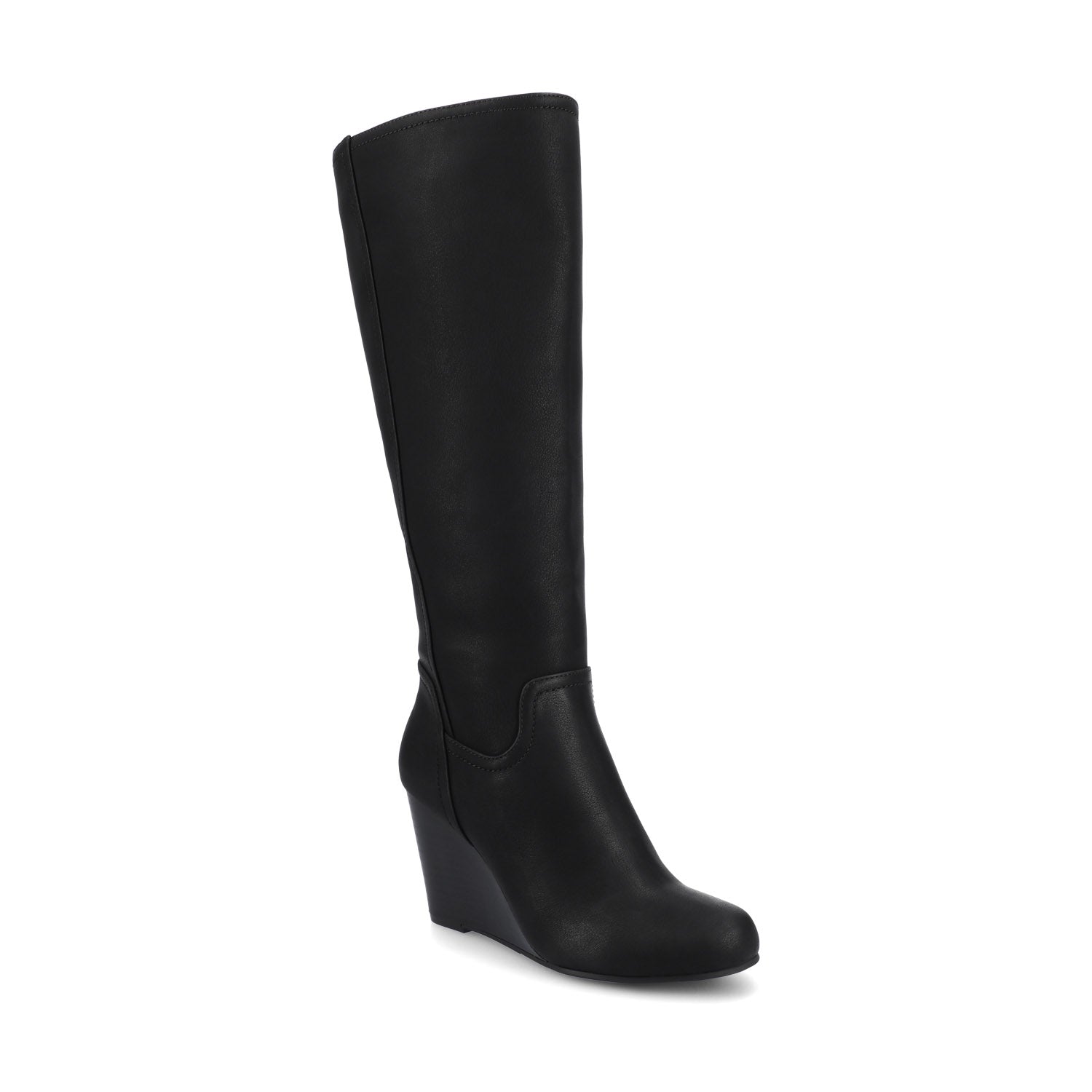 Journee LANGLY KNEE-HIGH BOOTS IN WIDE CALF - Black