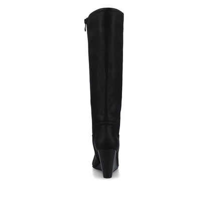 Journee LANGLY KNEE-HIGH BOOTS IN WIDE CALF - Black