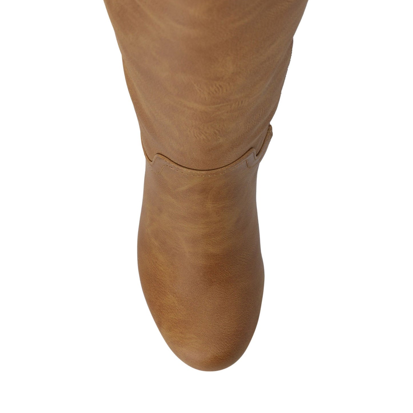 Journee LANGLY KNEE-HIGH BOOTS IN WIDE CALF - Tan