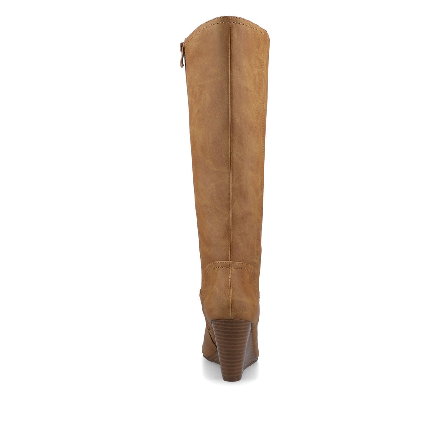 Journee LANGLY KNEE-HIGH BOOTS IN WIDE CALF - Tan