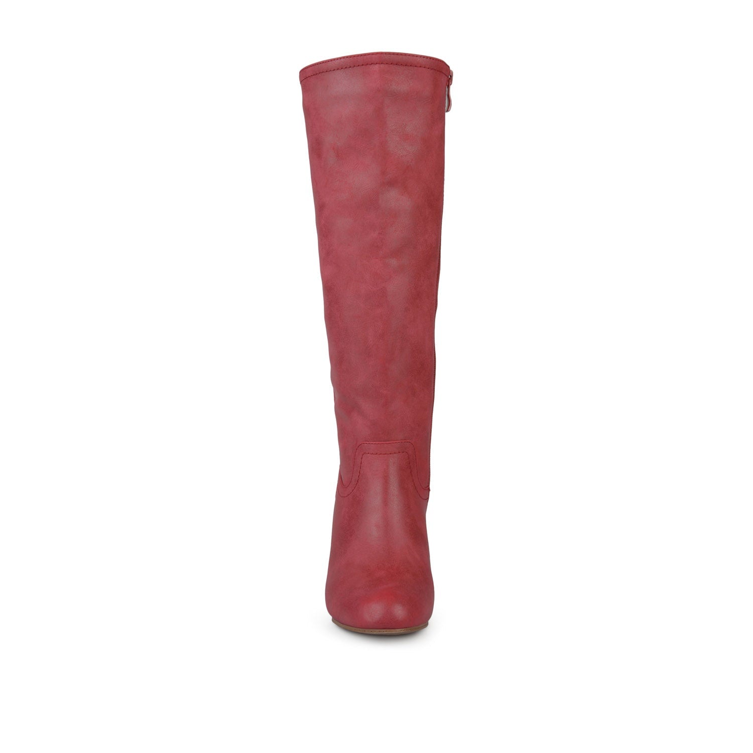 Journee LANGLY KNEE-HIGH BOOTS IN WIDE CALF - Red
