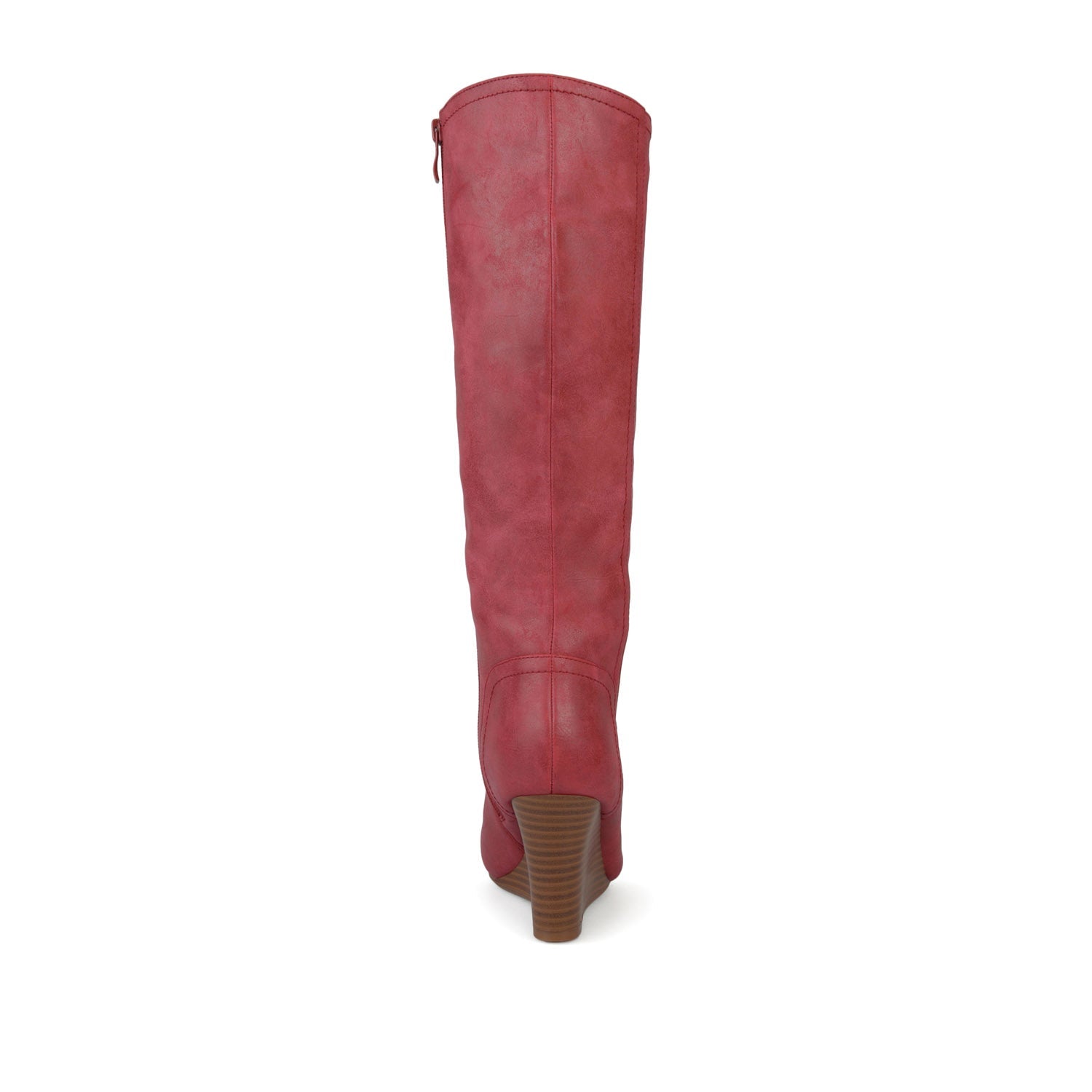 Journee LANGLY KNEE-HIGH BOOTS IN WIDE CALF - Red