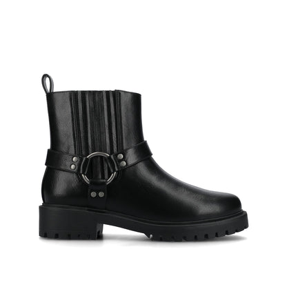 Journee KALISTAH MOTORCYCLE BOOTIES - Black