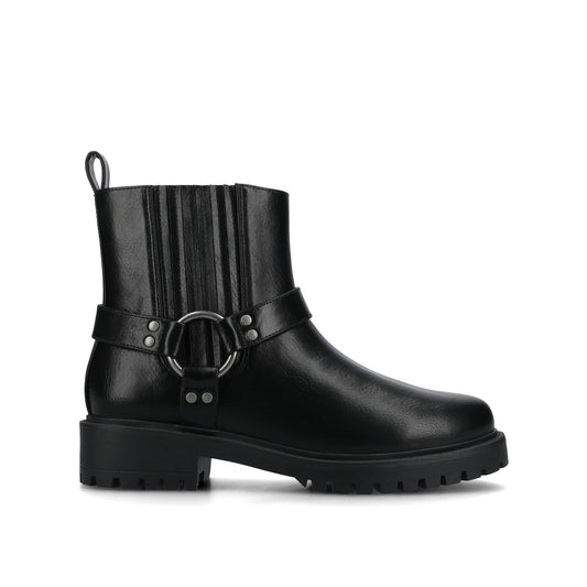 Journee KALISTAH MOTORCYCLE BOOTIES - Black
