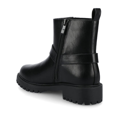 Journee KALISTAH MOTORCYCLE BOOTIES - Black