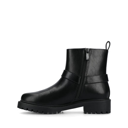 Journee KALISTAH MOTORCYCLE BOOTIES - Black