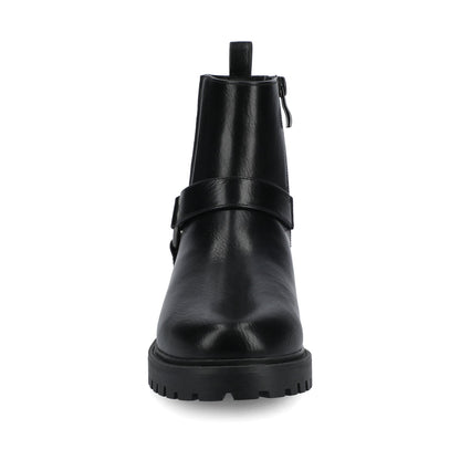 Journee KALISTAH MOTORCYCLE BOOTIES - Black