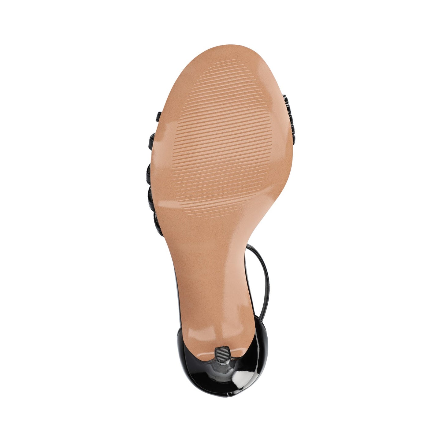 Journee FELICITY STRAPY SANDALS - Patent/Black