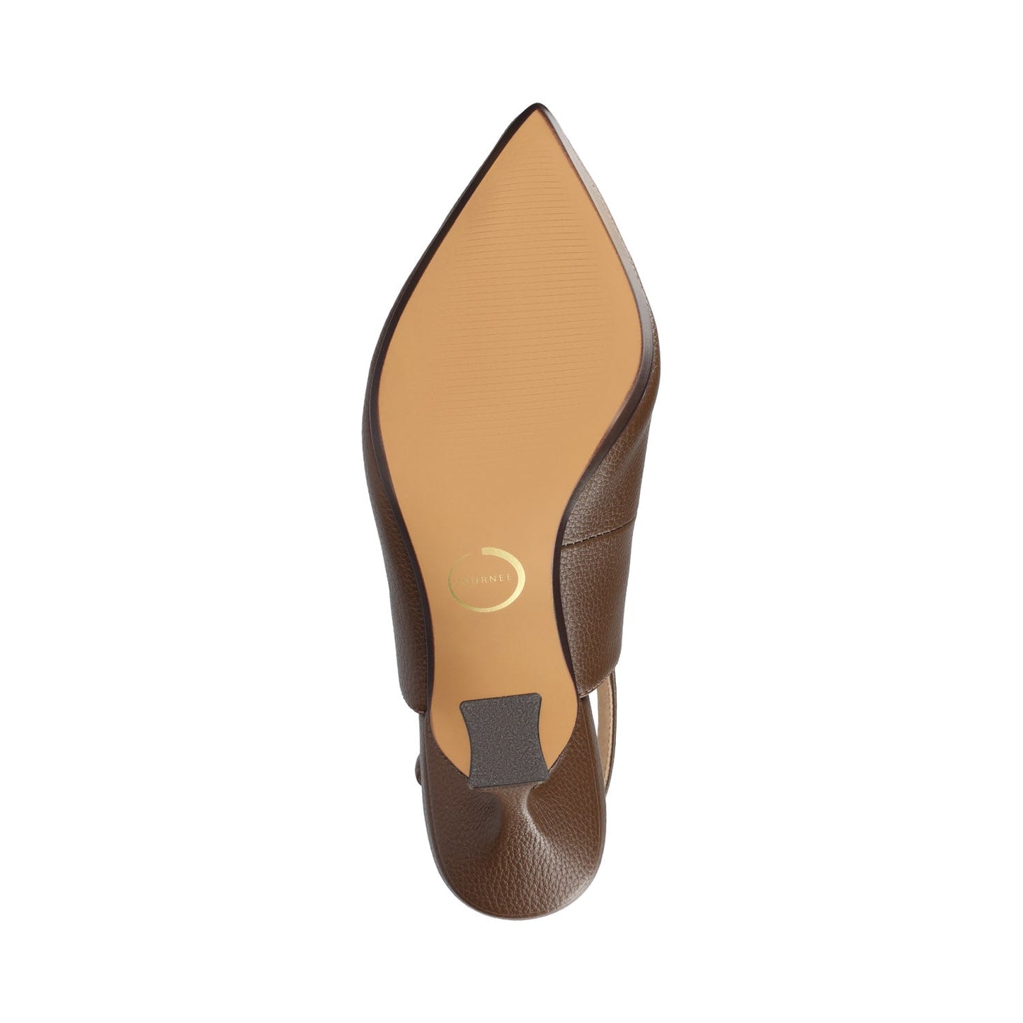 Journee VERENA SLING BACK PUMPS - Chocolate