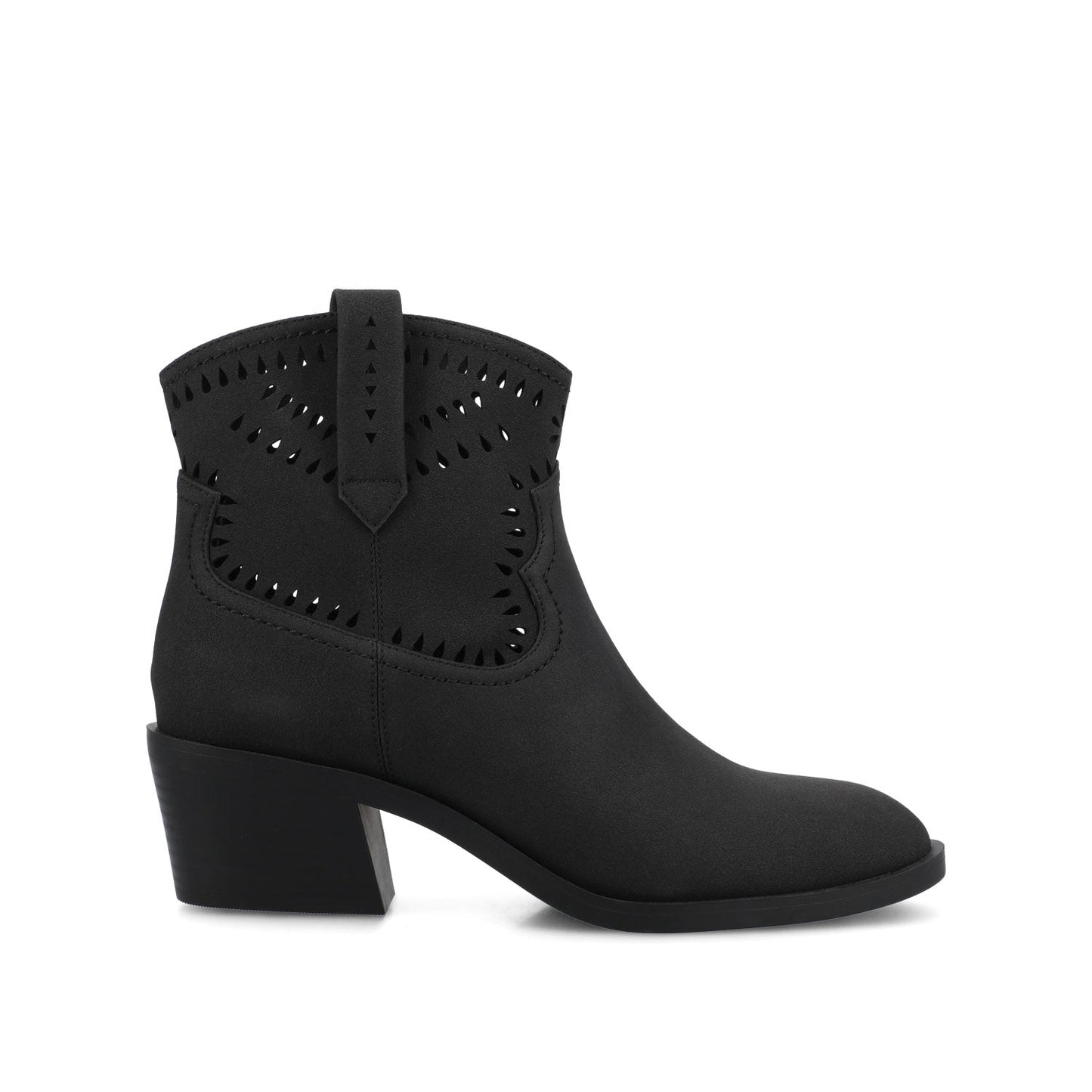 Journee CHEYENNE WESTERN BOOTIES - Black