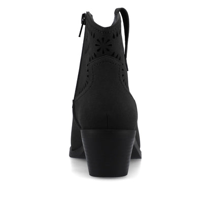 Journee CHEYENNE WESTERN BOOTIES - Black