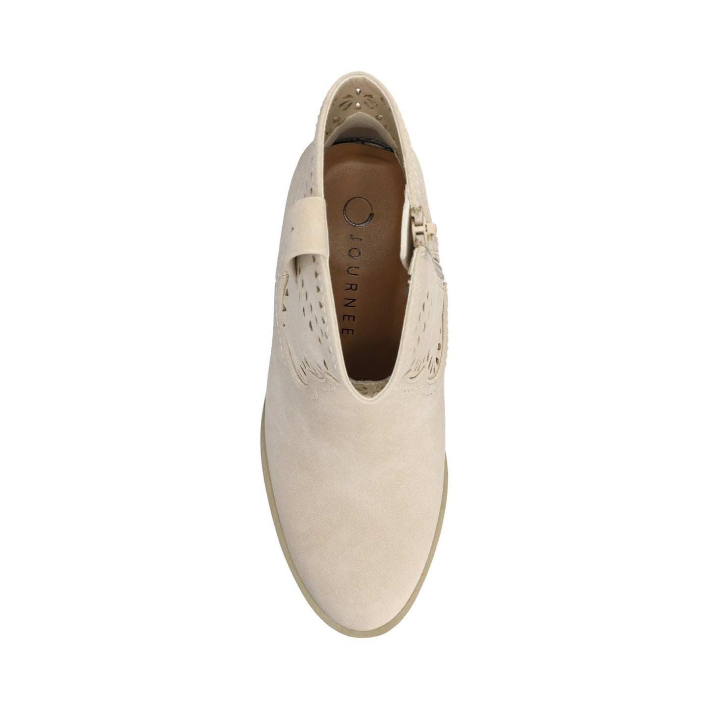 Journee CHEYENNE WESTERN BOOTIES - Taupe