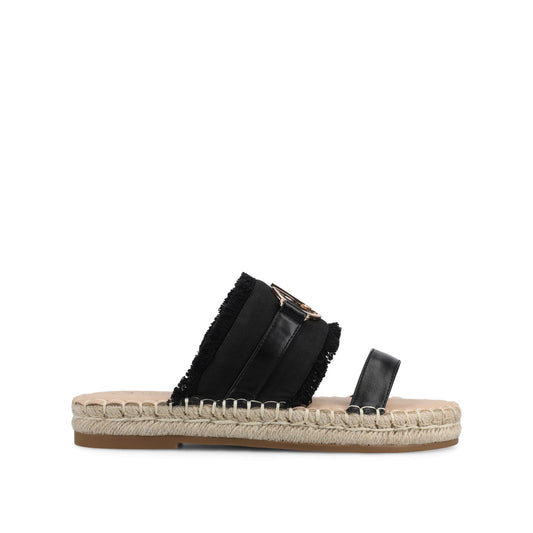 Journee KEELEE ESPADRILLE SANDALS - Black