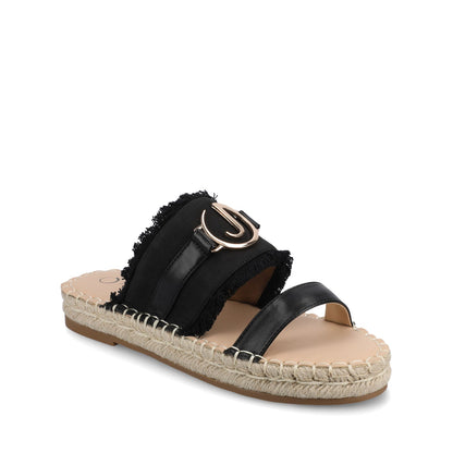 Journee KEELEE ESPADRILLE SANDALS - Black