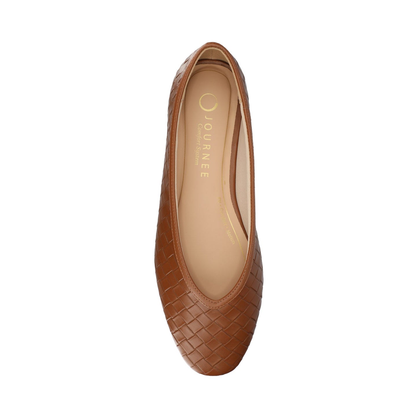 Journee FORTUNE BALLET FLATS - Tan Woven
