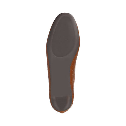 Journee FORTUNE BALLET FLATS - Tan Woven
