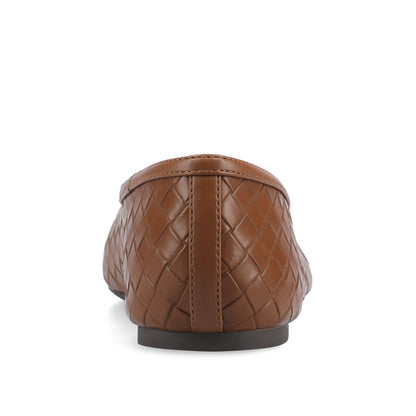 Journee FORTUNE BALLET FLATS - Tan Woven