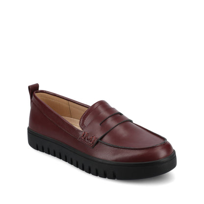 Journee TAYLA PENNY LOAFER - Oxblood