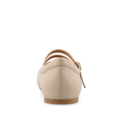 Journee DARLIN BALLET FLATS IN VEGAN LEATHER - Nude PU