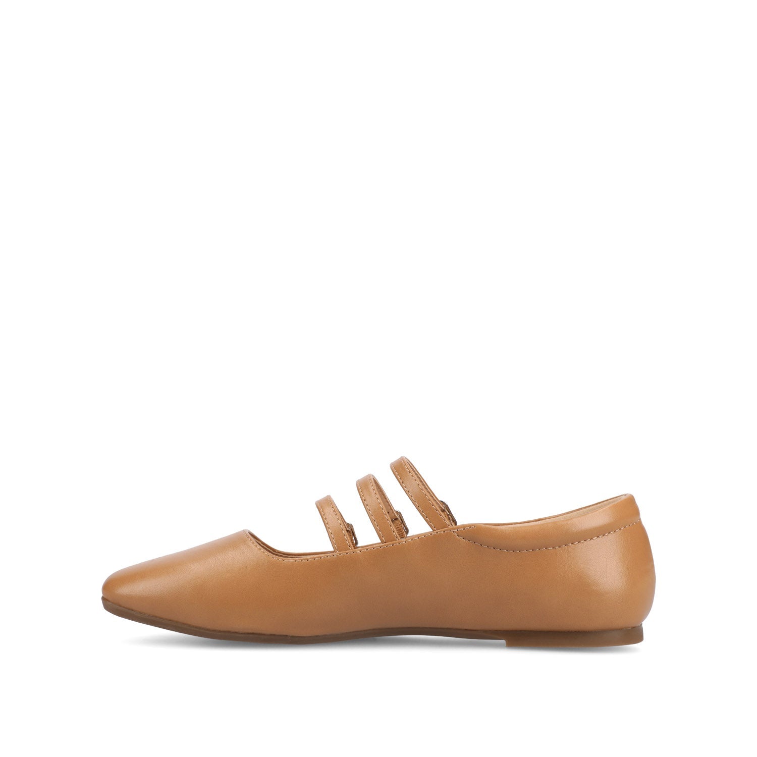 Journee DARLIN BALLET FLATS IN VEGAN LEATHER - Tan PU