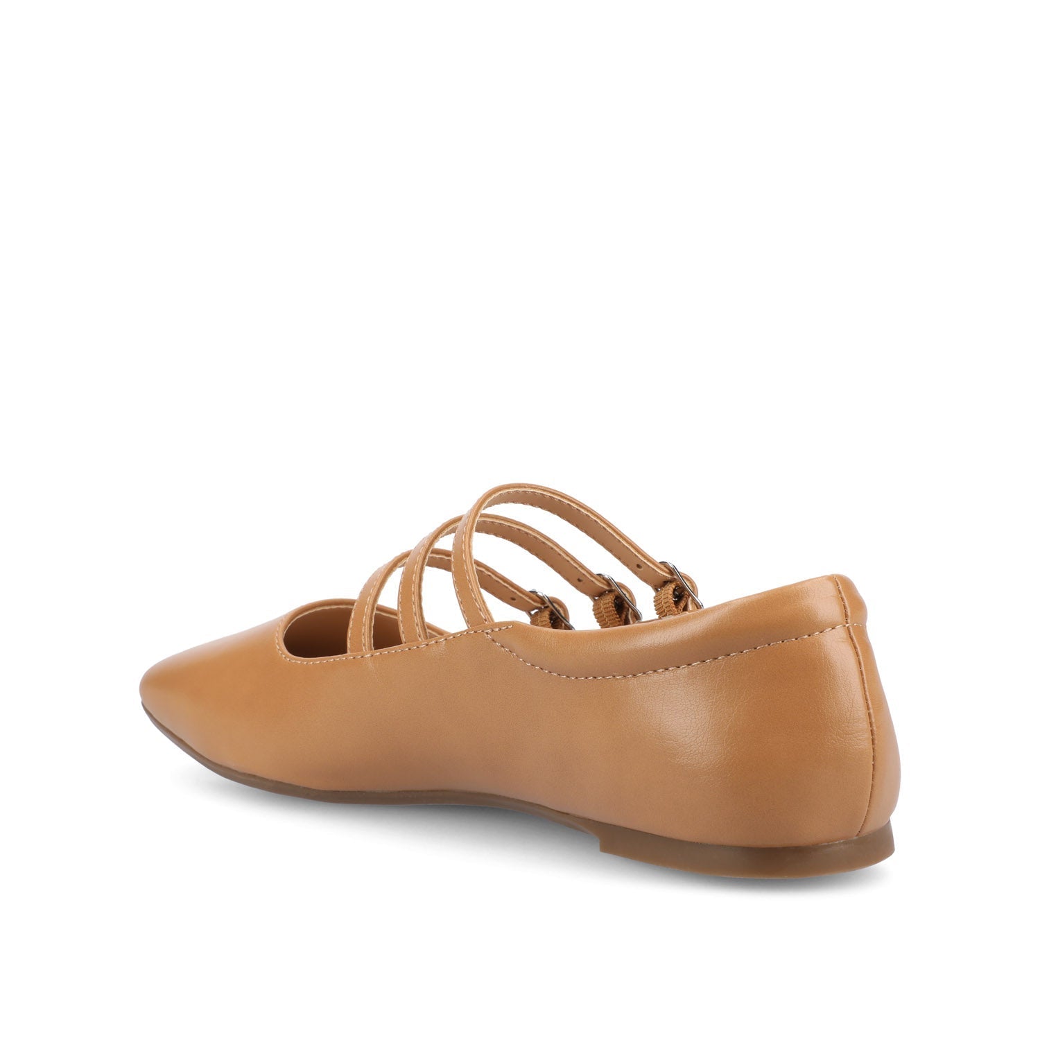 Journee DARLIN BALLET FLATS IN VEGAN LEATHER - Tan PU