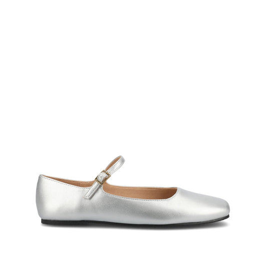 Journee CARRIE BALLET FLATS IN PATENT - Silver PU