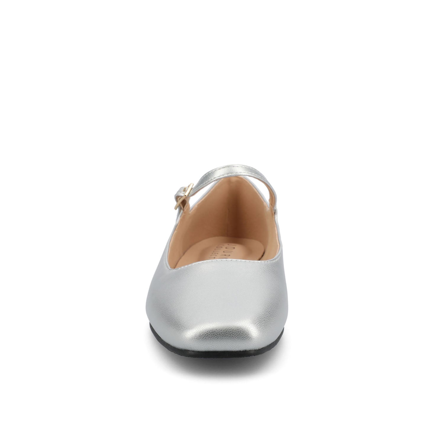 Journee CARRIE BALLET FLATS IN PATENT - Silver PU