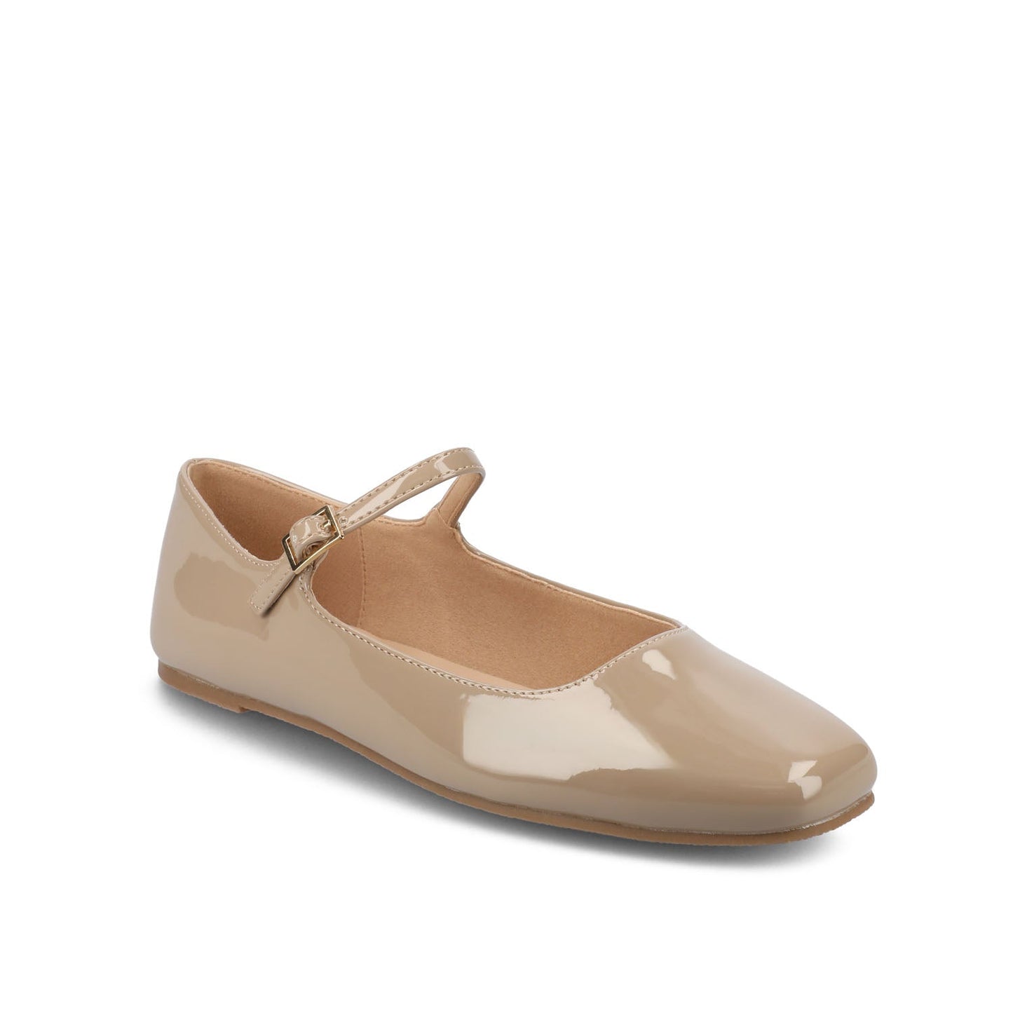 Journee CARRIE BALLET FLATS IN PATENT - Nude Patent