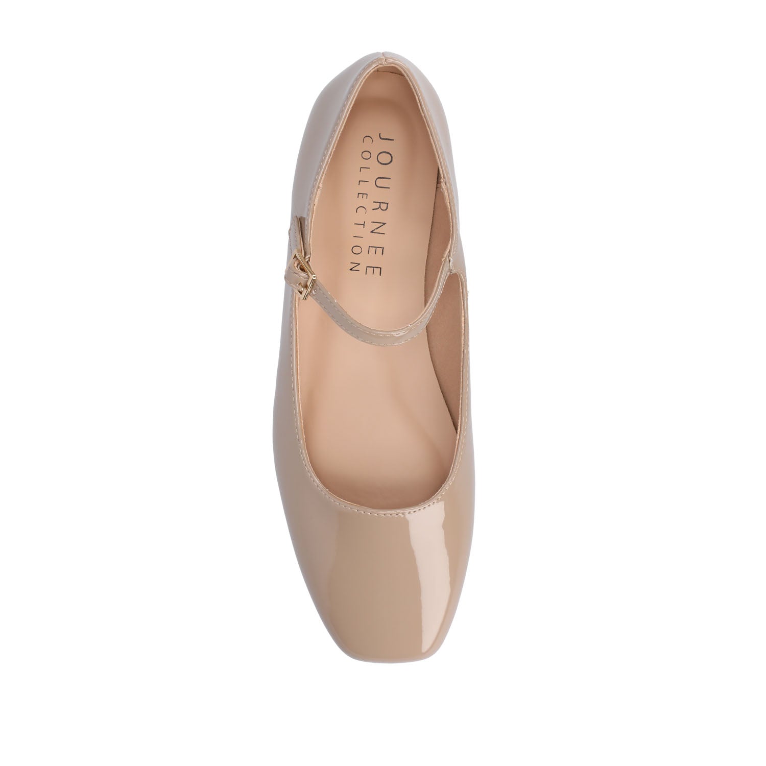 Journee CARRIE BALLET FLATS IN PATENT - Nude Patent