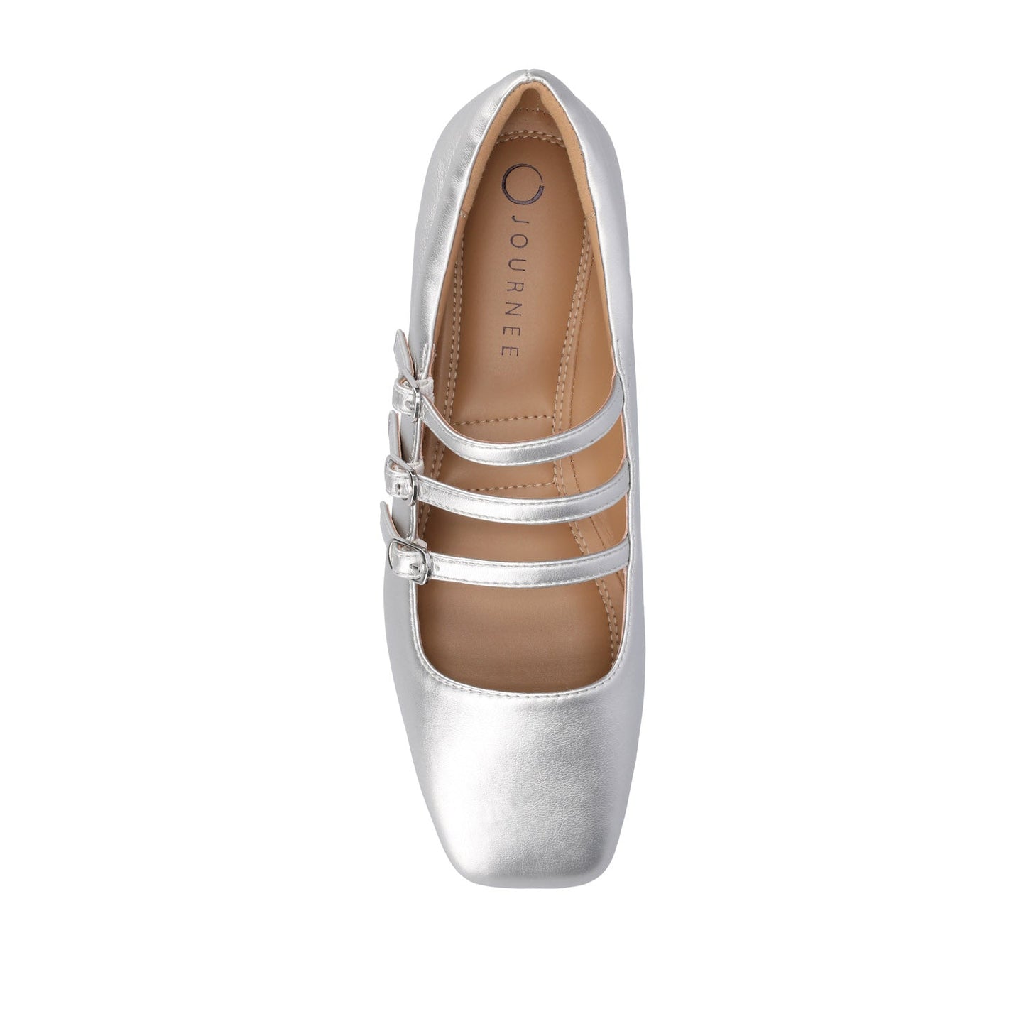 Journee DARLIN BALLET FLATS IN STATEMENT - Silver PU