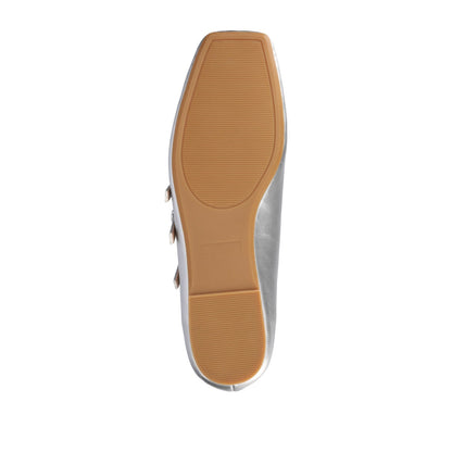 Journee DARLIN BALLET FLATS IN STATEMENT - Silver PU