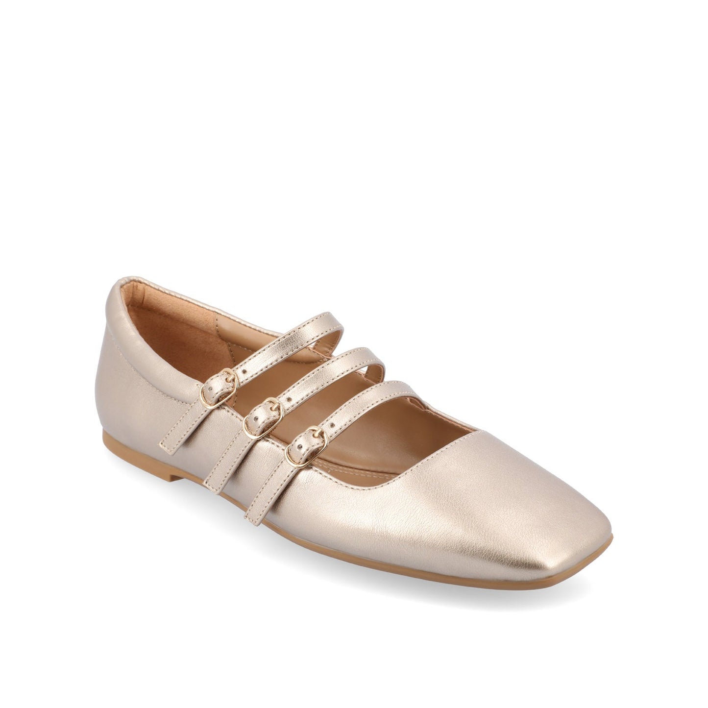 Journee DARLIN BALLET FLATS IN STATEMENT - Gold PU