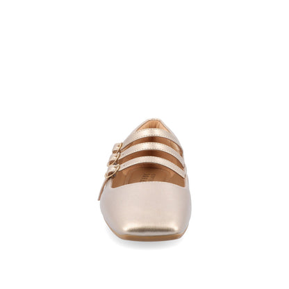 Journee DARLIN BALLET FLATS IN STATEMENT - Gold PU