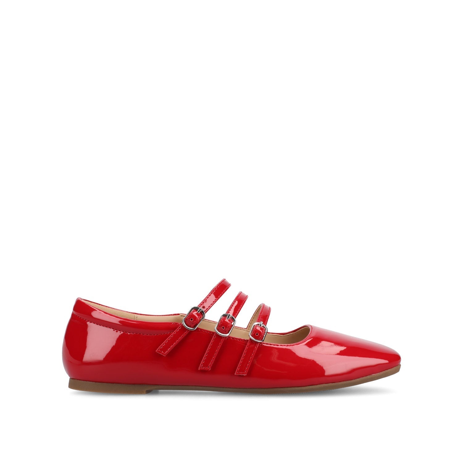 Journee DARLIN BALLET FLATS IN STATEMENT - Red Patent