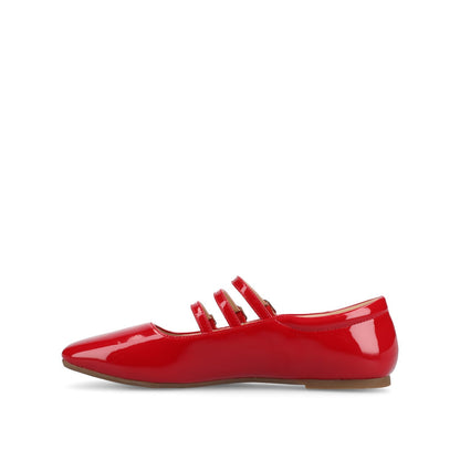 Journee DARLIN BALLET FLATS IN STATEMENT - Red Patent