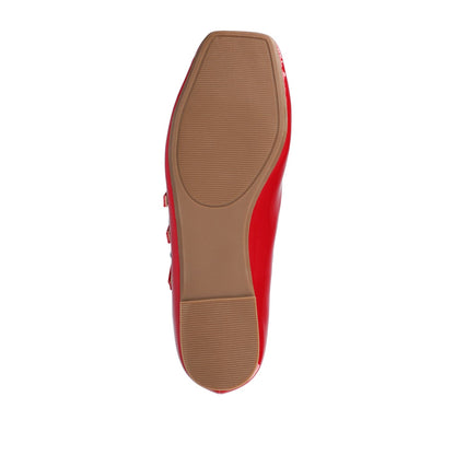 Journee DARLIN BALLET FLATS IN STATEMENT - Red Patent