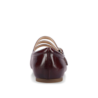 Journee DARLIN BALLET FLATS IN STATEMENT - Crinkle Oxblood