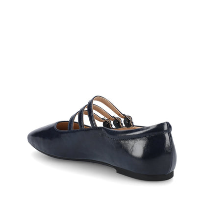 Journee DARLIN BALLET FLATS IN STATEMENT - Crinkle Navy