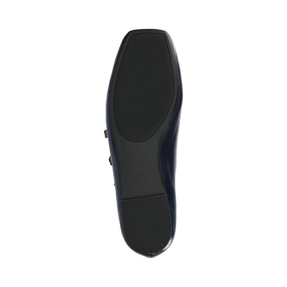 Journee DARLIN BALLET FLATS IN STATEMENT - Crinkle Navy