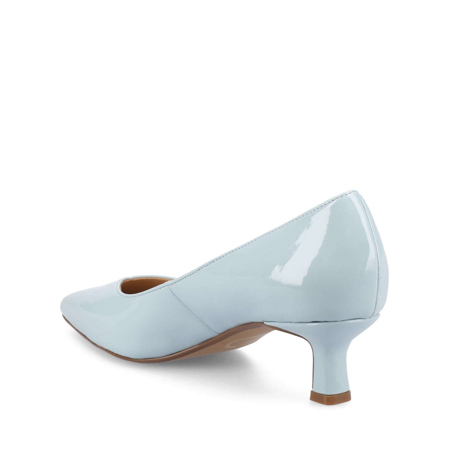 Journee PAMMIE KITTEN HEELS IN PATENT - Blue Patent