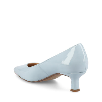 Journee PAMMIE KITTEN HEELS IN PATENT - Blue Patent