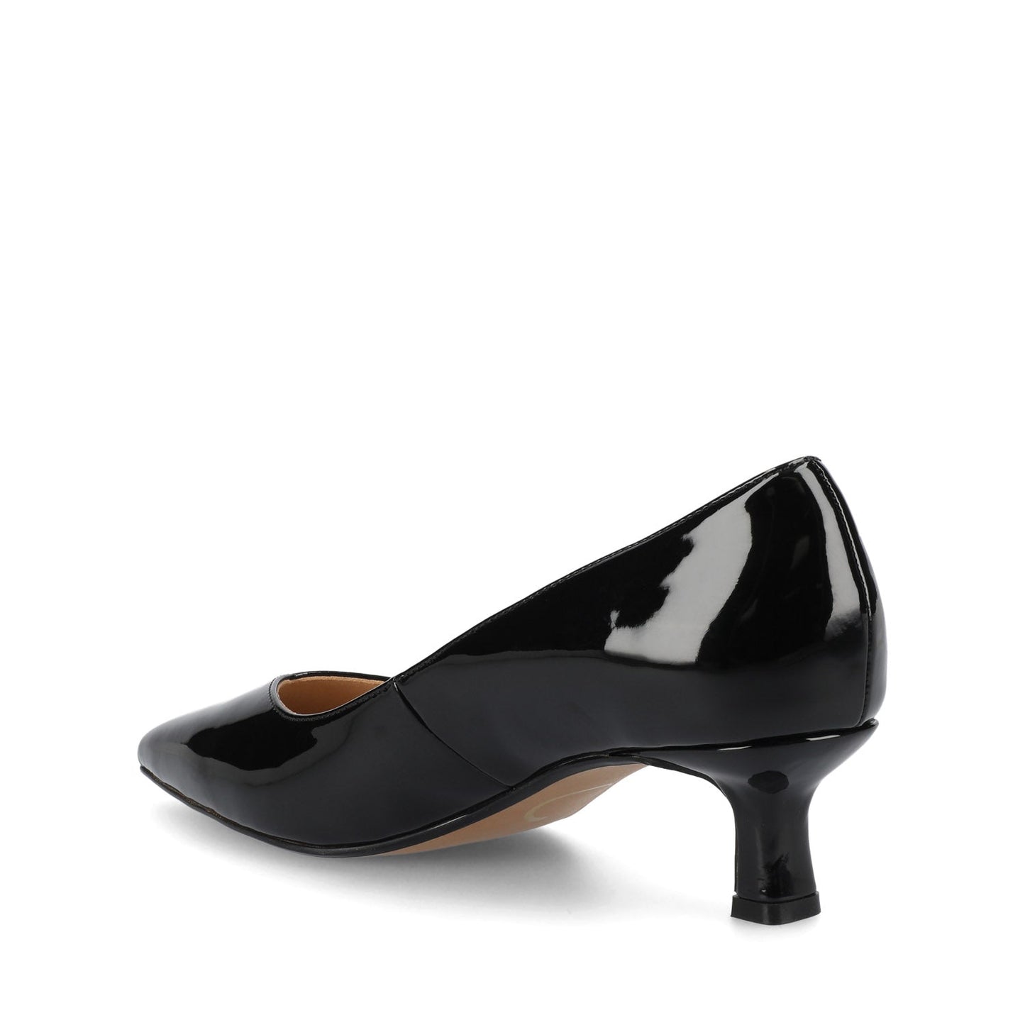 Journee PAMMIE KITTEN HEELS IN PATENT - Black Patent