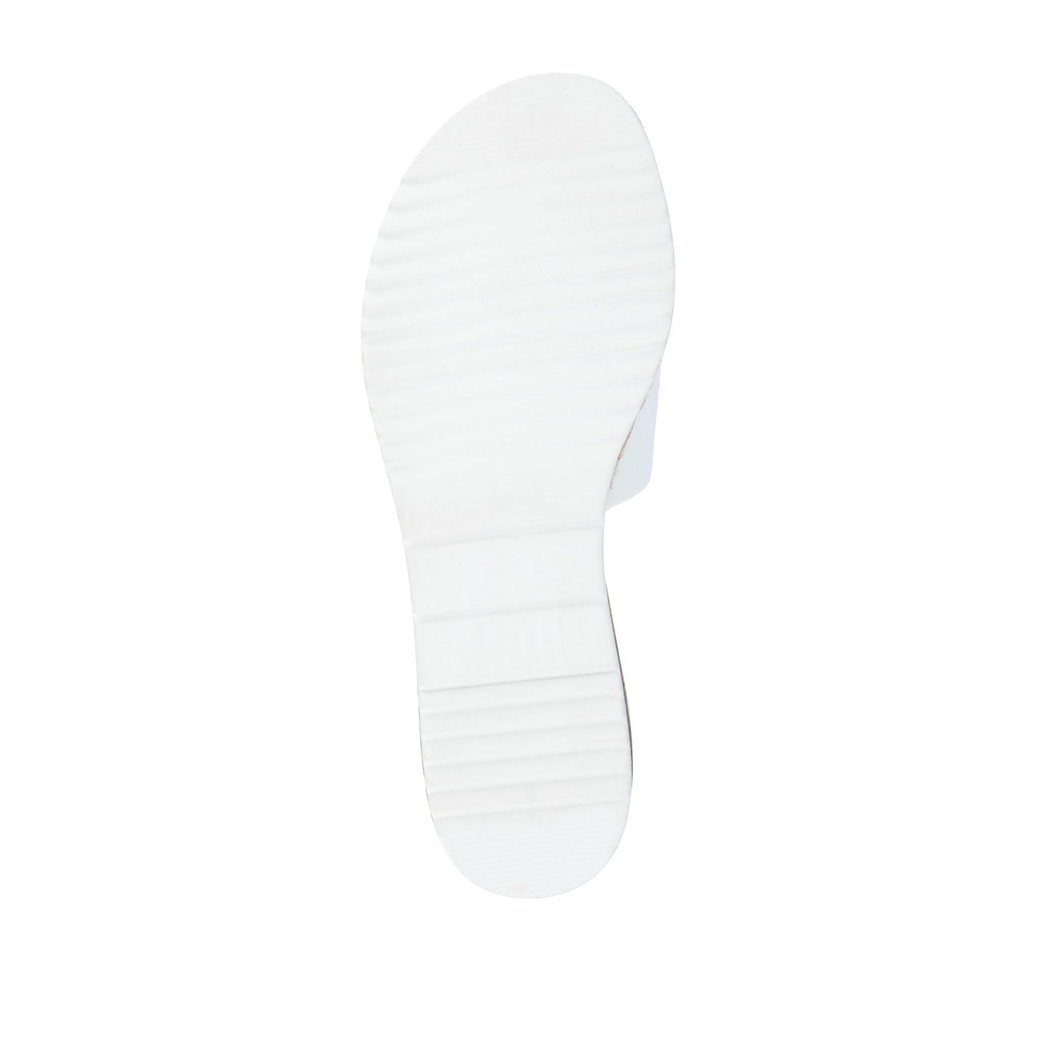 Journee ROSEY ESPADRILLE WEDGE HEELED SLIDE SANDALS - White