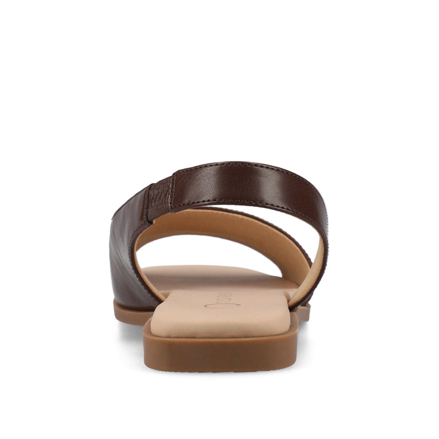 Journee BRINSLEY SANDALS IN VEGAN LEATHER - Brown PU