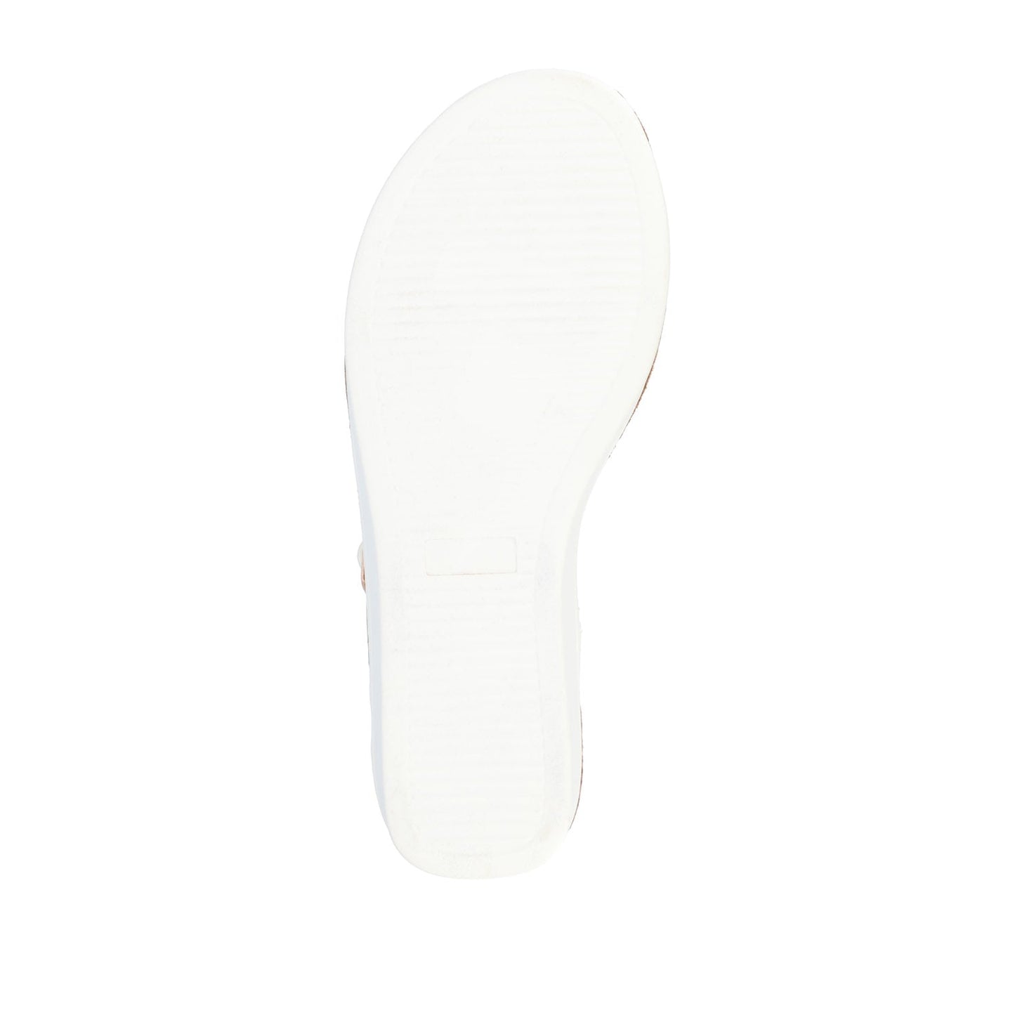 Journee BIANCA WEDGE HEELED SANDALS IN VEGAN LEATHER - White PU