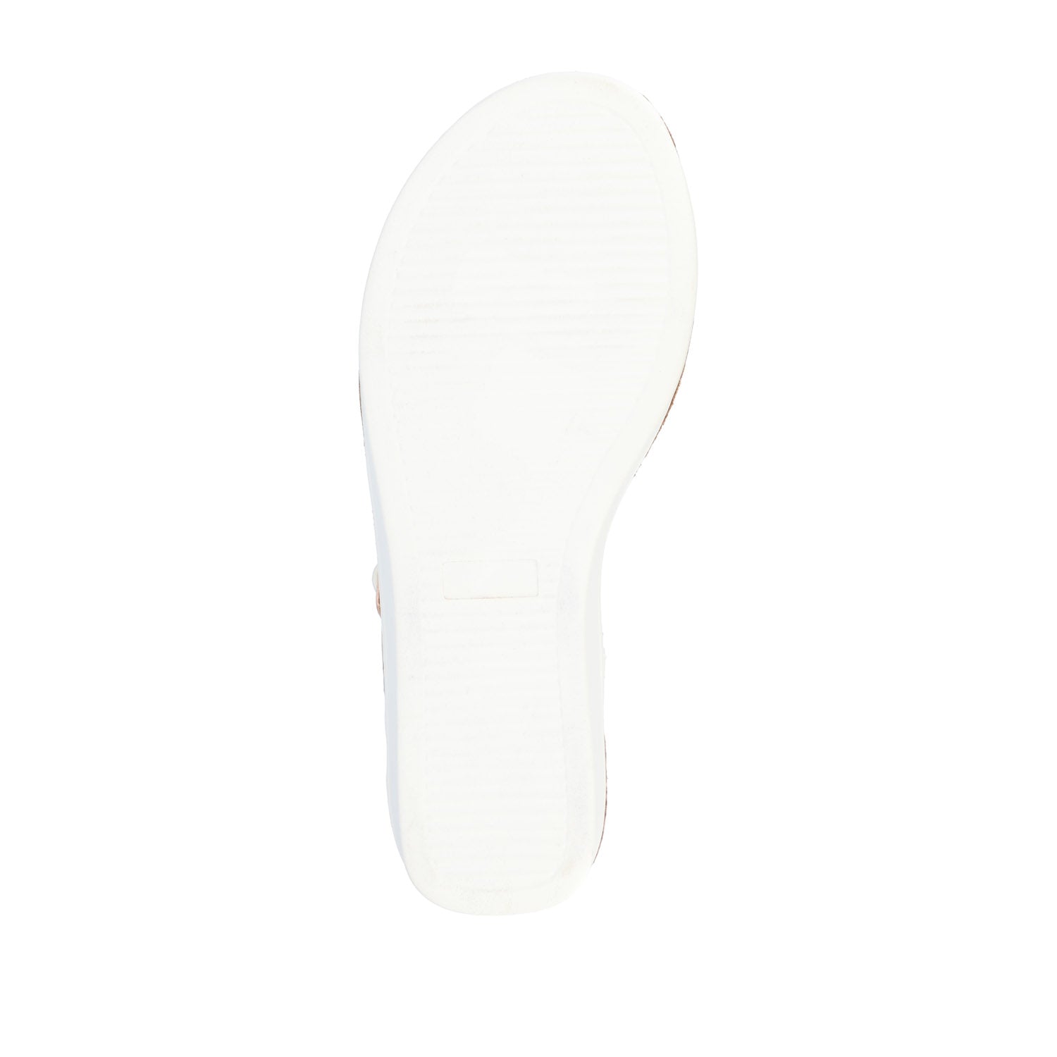 Journee BIANCA WEDGE HEELED SANDALS IN VEGAN LEATHER - White PU