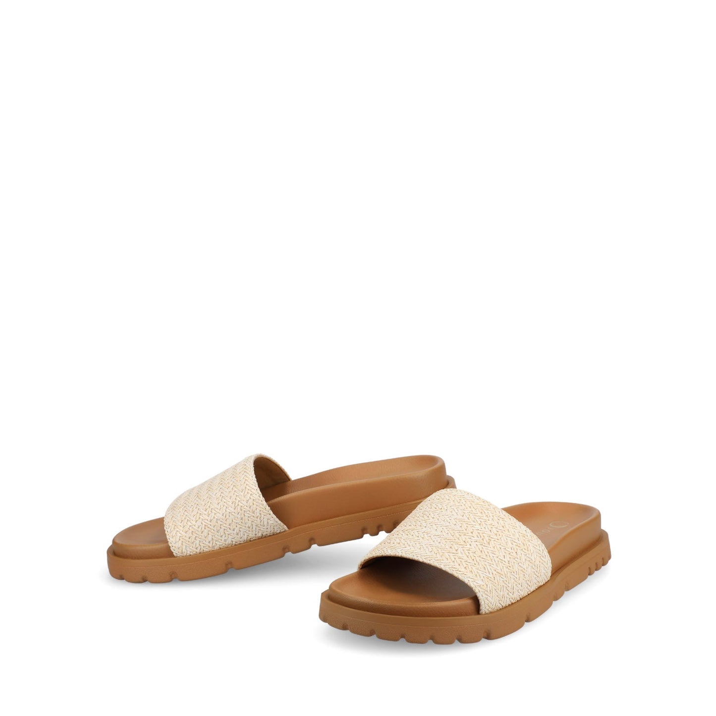 Journee STARR SLIP ON SPORT SANDALS - White