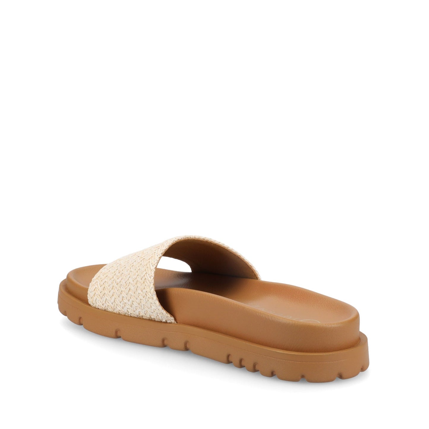 Journee STARR SLIP ON SPORT SANDALS - White