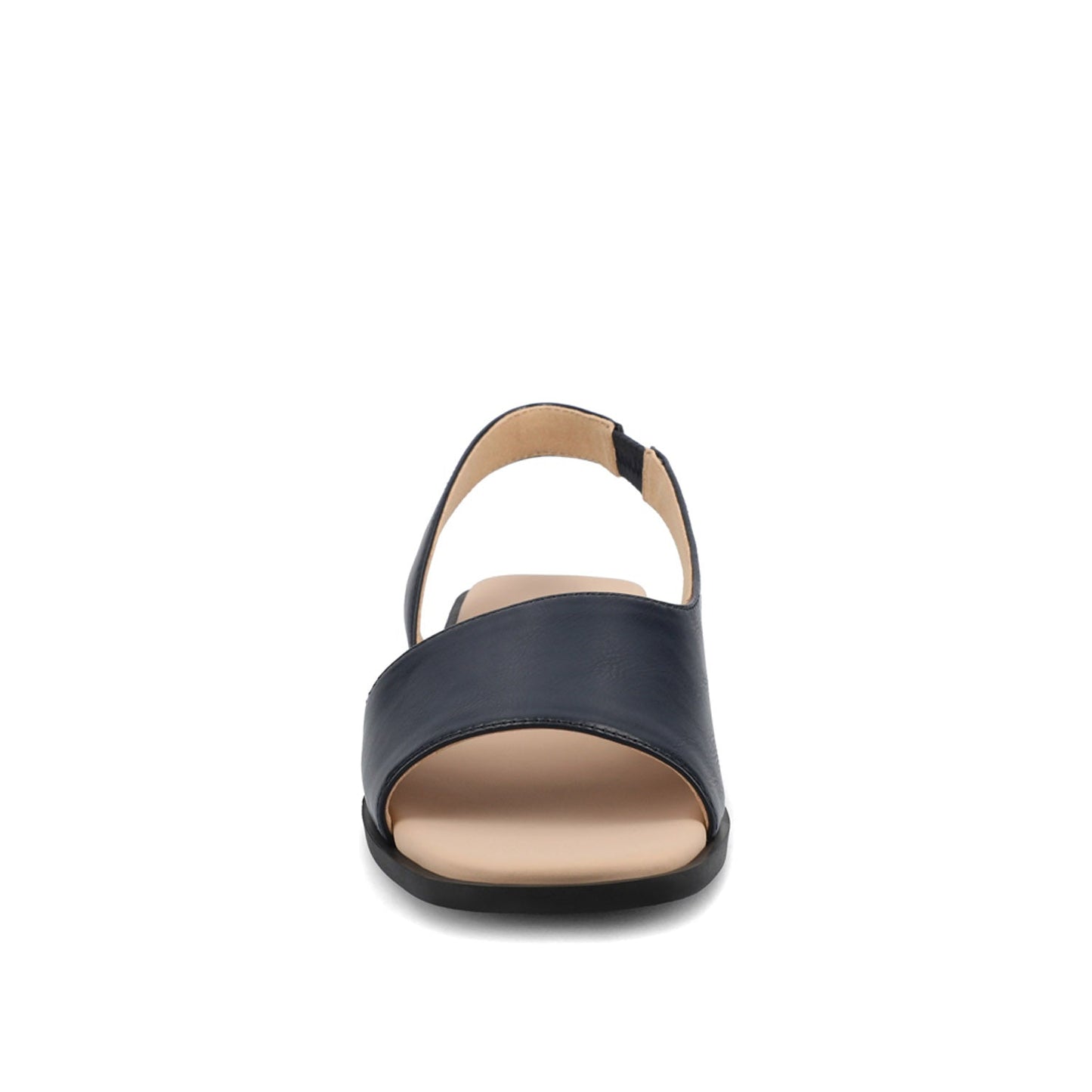 Journee BRINSLEY SANDALS IN VEGAN LEATHER - Navy PU