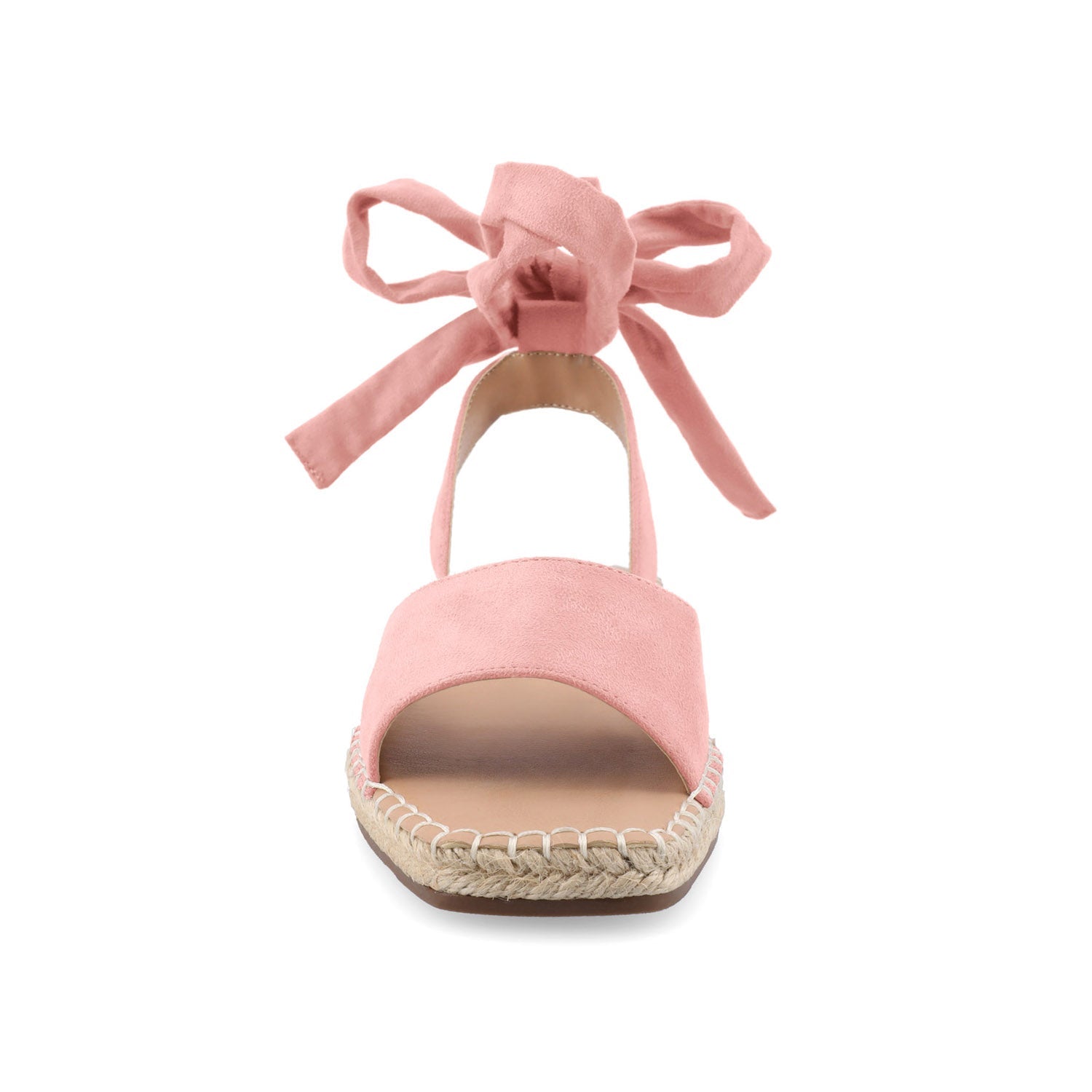 Journee EMELIE MULTI STRAP ESPADRILLE SANDALS - Rose